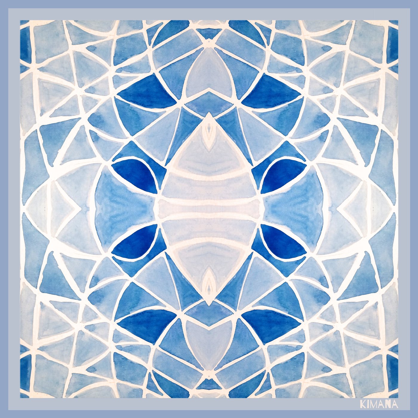Pañuelo Azul Mandala