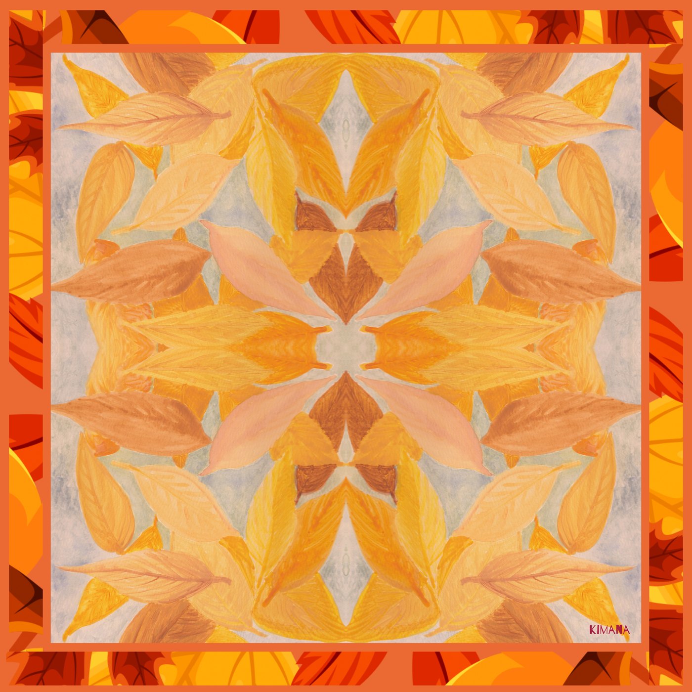 Pañuelo Coral Tropical